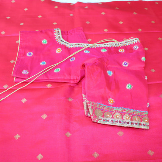 Kanchipuram Red saree